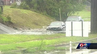 Standing water causes issues for drivers