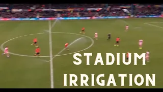 STADIUM IRRIGATION during match start? FUNNY