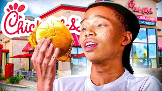 Romelo Tries Every Item On The Chick-fil-a Menu 😱