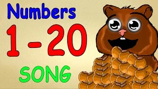 numbers song 1-20 for children - german language lessons for beginners