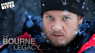 Jeremy Renner vs a Wolf | The Bourne Legacy (2012) | Screen Bites