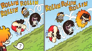 Tiger confused about the rolling thing (Nerd and Jock Comic Dub)