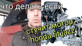 если стучит мотор хонда фит джаз honda fit jazz что делать.цепь грм.