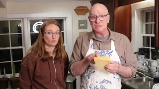 Making Lobster Alfredo Without a Recipe WITH MY DAD! | Lizze Gordon Vlogs