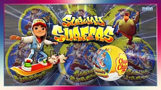 Subway surfers шоколадные шары Чупа Чупс. Unboxing