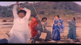 Shankar Nag Destroys President Pananna | Super Climax Scene Of Moogana Sedu Kannada Movie