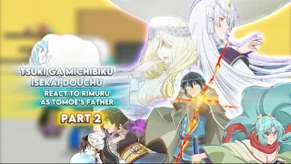 TSUKIMICHI -Moonlit Fantasy- react to Rimuru as Tomoe’s father [PART 2] [AU] |Gacha reaction|