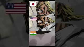 All Might’s “I AM HERE” Indian Hindi dub 😂😂