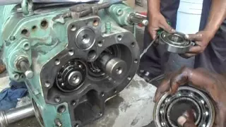 screw compressor bearing changing