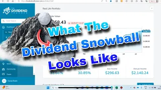 My Dividend SNOWBALL & How Reinvesting Dividends Can Create Massive Monthly Cashflow