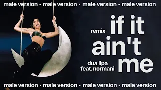 dua lipa, normani - if it ain't me remix (male version)