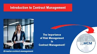 Introduction to Contract Management - Basics of Risk Management! #riskmanagement