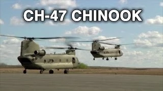 Colorado National Guard CH-47 Chinook Helicopters Takeoff