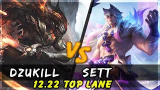 Dzukill - Yasuo vs Sett TOP Patch 12.22 - Yasuo Gameplay