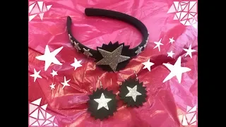 DIY Star Headband and Earrings