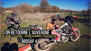 MOTO TRIP OFFROAD [ AUVERGNE 2021 ] - Ep4  Final / La panne sèche / Fin du road trip (v85tt - Dr800)