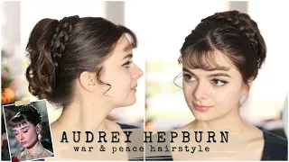 Audrey Hepburn's War & Peace Hairstyle 👸🏻 Tutorial