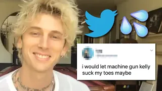 Machine Gun Kelly Reads Thirst Tweets