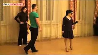 репетиция танцев (январь 2011 год)