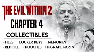 The Evil Within 2 Collectibles Guide · Chapter 4 (Files, Locker Keys, Memories, Slides, etc)