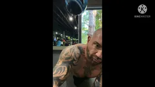 Dave Bautista " BATISTA " PUSH-UP CHALLENGE : Love and Respect to the US Military 🇺🇸