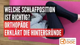 Die richtige Schlafposition - Orthopäde erklärt die Hintergründe