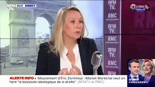 Maréchal : "Je n'ai pas appelé Marine Le Pen parce que la relation est un petit peu compliquée"