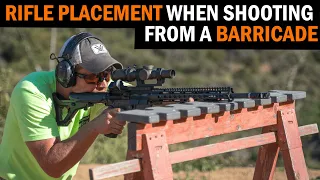 Rifle Placement When Shooting from the Top of a Barricade with AMU Member Joel Turner