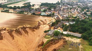 Germany is washed away! More than 300,000 residents were affected. Austria also suffered. Floods!