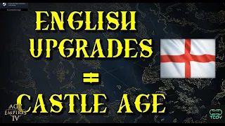 AOE4 | WHEN TO GET YOUR UPGRADES | CASTLE AGE GAMEPLAY