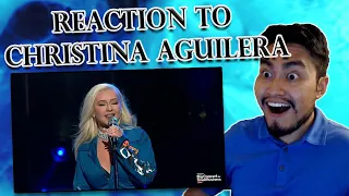 Christina Aguilera Live - Beautiful & Pero Me Acuerdo De Ti (REACTION)