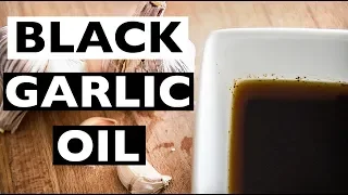 How to make BLACK GARLIC OIL ***AMAZING IN VEGAN RAMEN***