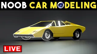 I'm trash at 3d Modeling, so imma model a Lambo in Cinema 4D.