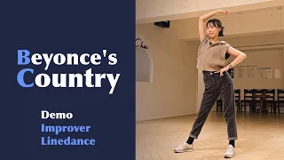 Beyonce's Country Linedance | Music by Beyoncé - TEXAS HOLD 'EM | Demo by Bitna | 부산라인댄스/미스터신댄스
