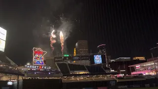 Minnesota Twins Marvel Night Fireworks 2022 (August 26, 2022) Target Field Minneapolis MN