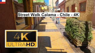 🇨🇱 Street Walk Calama -Chile - 4K