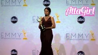 Julia Louis-Dreyfus Backstage Emmy Speech 2012 Win for Veep