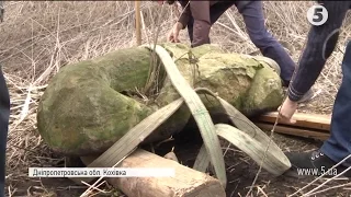 Історична пам'ятка: Чоловік виорав половецького ідола на власному городі