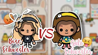 GUTE SCHWESTER😇 | VS | BÖSE SCHWESTER😡 | TOCA BOCA STORY DEUTSCH🇩🇪 | MIT STIMME🎙 | THAT'S BLONDIE 💕