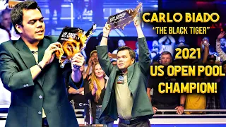 CARLO BIADO WON THE 2021 US OPEN POOL CHAMPIONSHIP