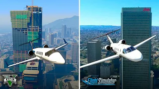 Visité Las Ubicaciones de GTA 5 en Flight Simulator