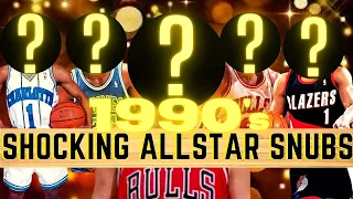 Shocking!!! NBA All-Star Snubs Of The 90s OMG!