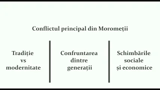 Morometii - Marin Preda (conflict principal, eseu, comentariu)