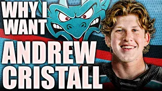 Why I Want: ANDREW CRISTALL - The BEST PLAYMAKER Of The Draft? (2023 NHL Draft Top Prospects News)