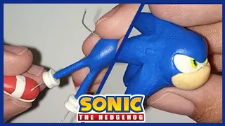 Sonic the Hedgehog de plastilina. (2021) / Sonic the Hedgehog Clay  Art.