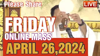 QUIAPO CHURCH LIVE MASS TODAY REV FR DOIGLAS BADONG APRIL 26,2024