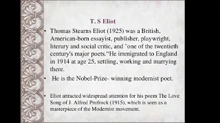Hollow Men by T. S. Eliot
