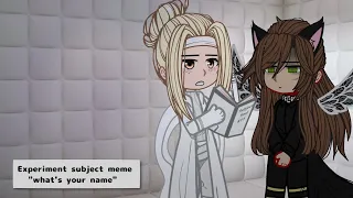 Experiment subject meme [Gacha life] (or what's your name)