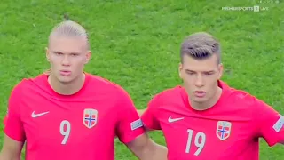 Slovenia vs Norway National Anthem - UEFA Nations League 2022-23
