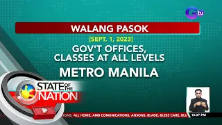 Class suspension (September 1, 2023) | SONA